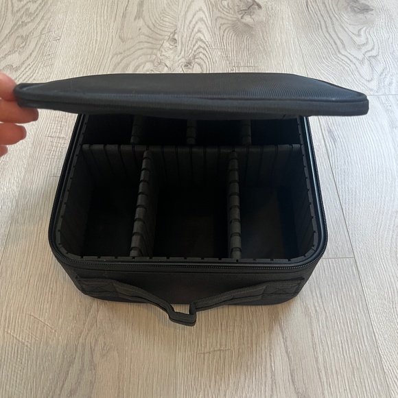 Travel Makeup Train Case Makeup Cosmetic Case Organizer Portable Storage - Picture 3 of 7